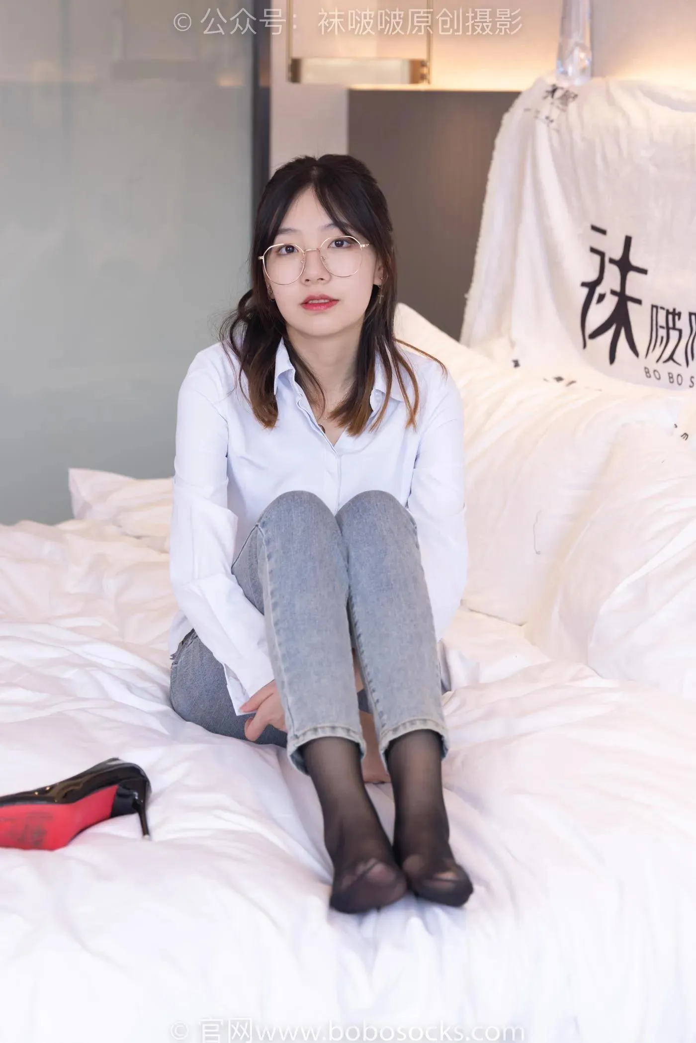 [BoBoSocks袜啵啵]NO.181 小甜豆-高跟鞋、黑丝、裤里丝 [134P]插图9